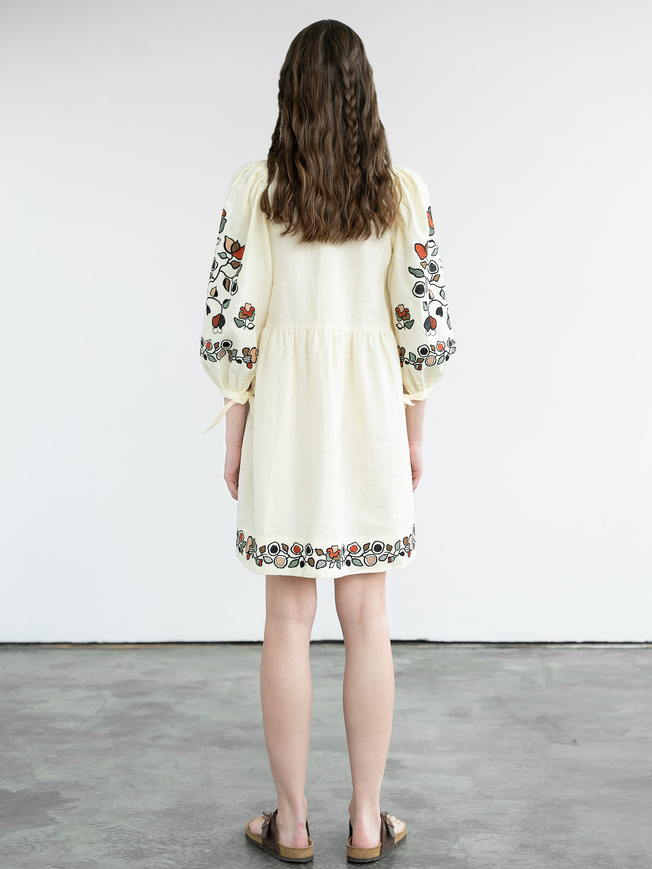 Лляна сукня з вишивкою Zadorozhniy Dress фото