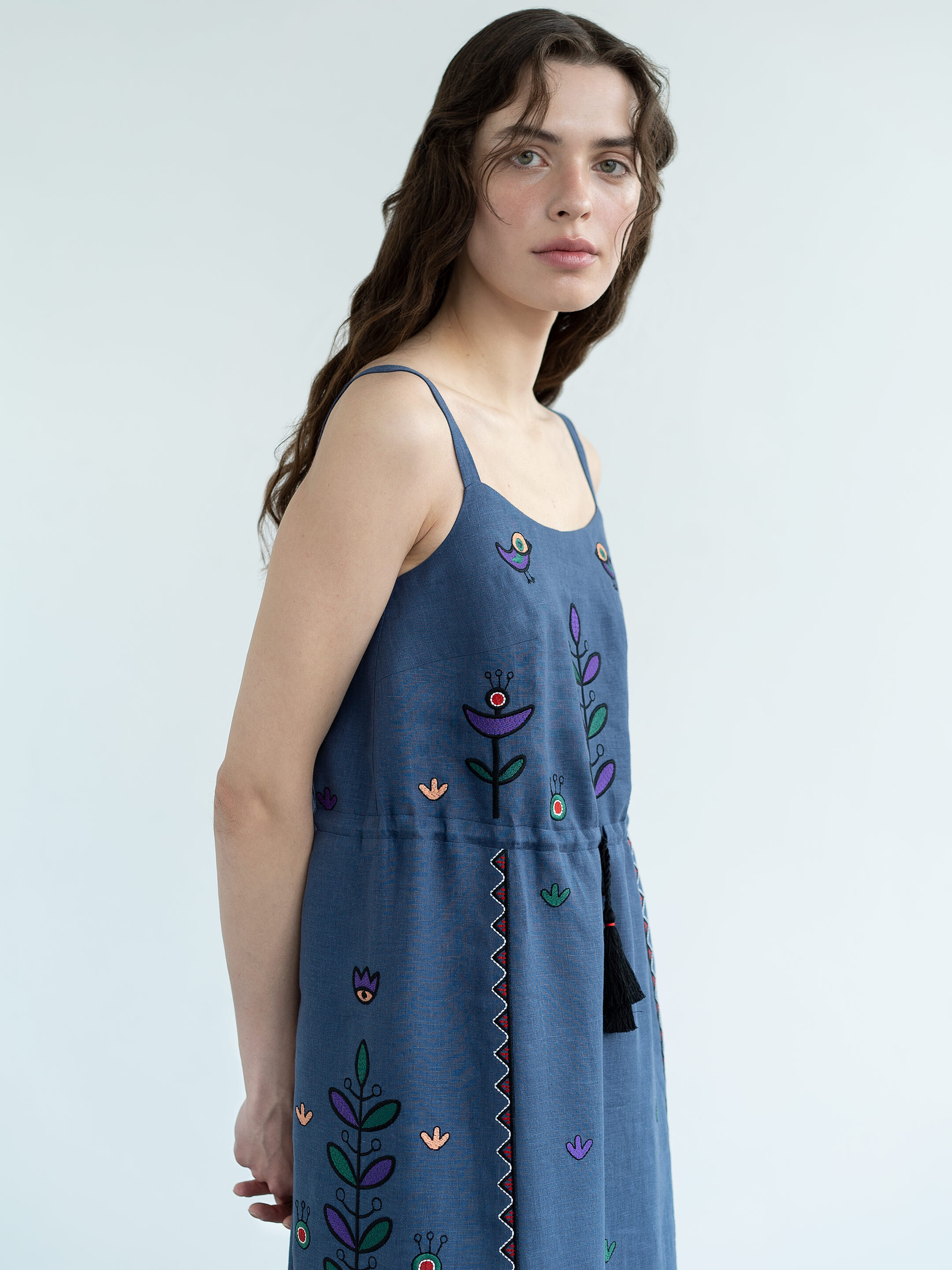 Сукня-сарафан з вишивкою «Gushul Dress» обрати