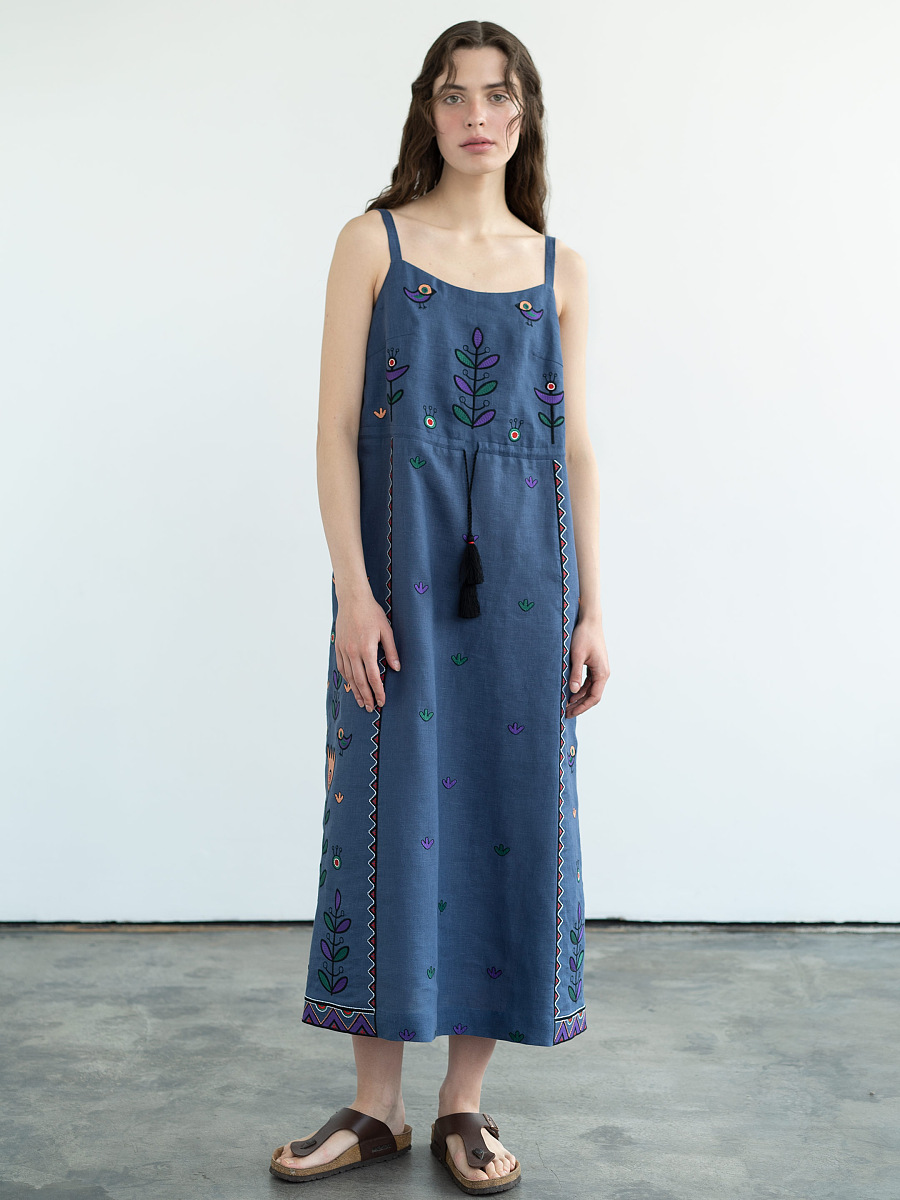 Сукня-сарафан з вишивкою Gushul Dress [0]