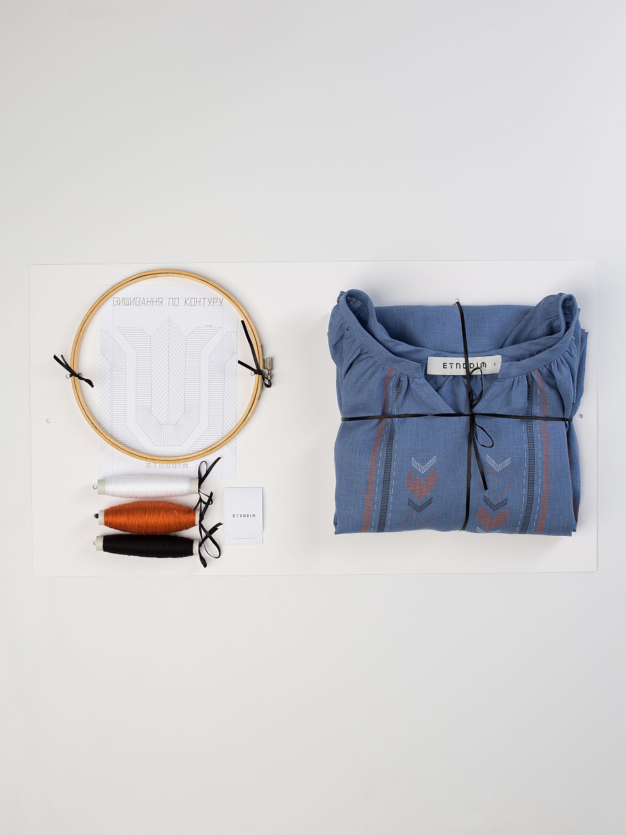 Набір для створення вишиванки Home Tree Blue [0]