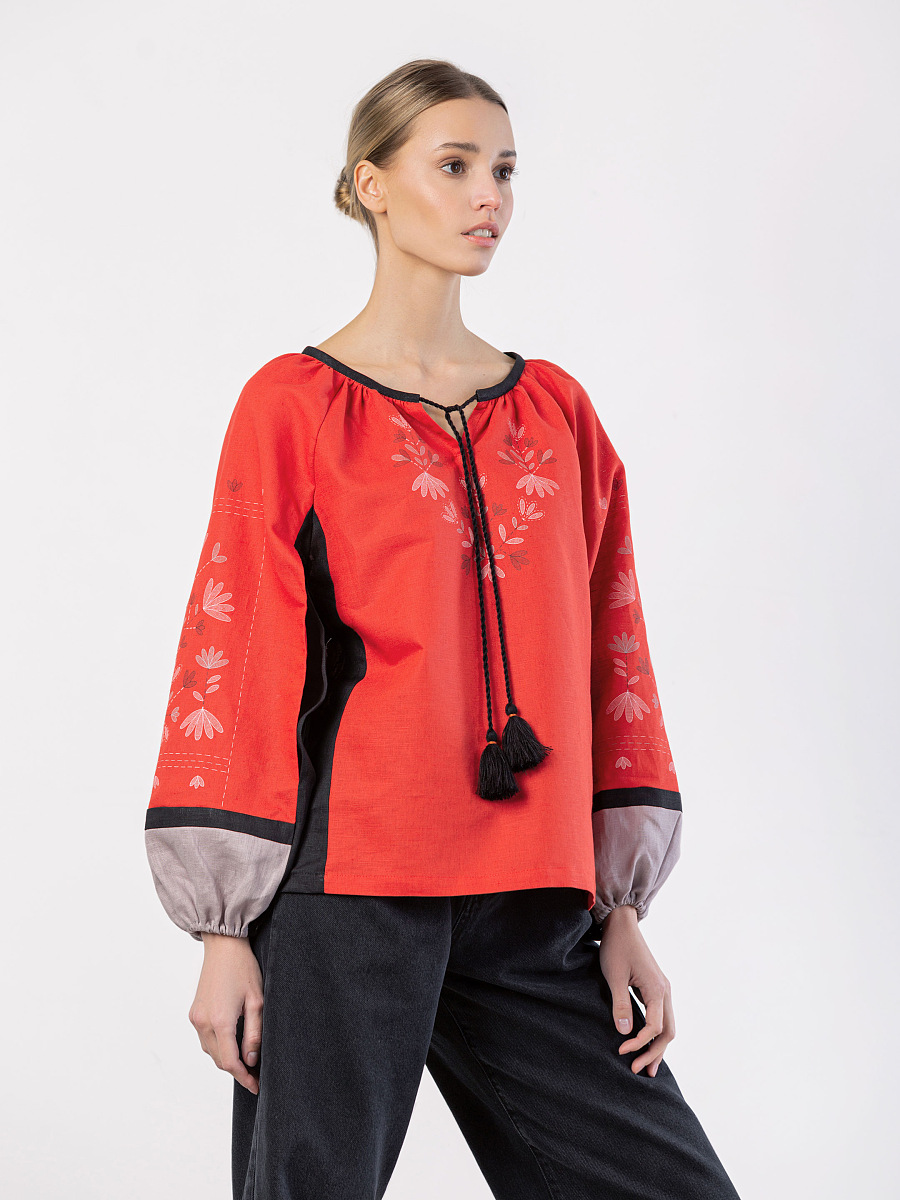 Набір для створення вишиванки Home Flower Red [0]