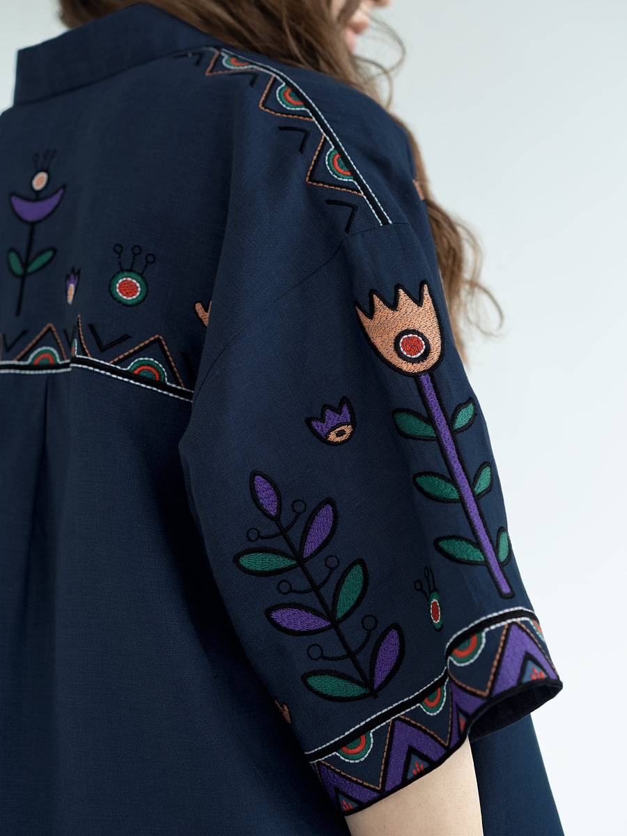 Лляна сорочка з вишивкою Gushul Shirt [0]