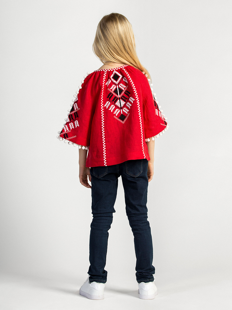 Вишиванка для дівчинки Red Spike [0]