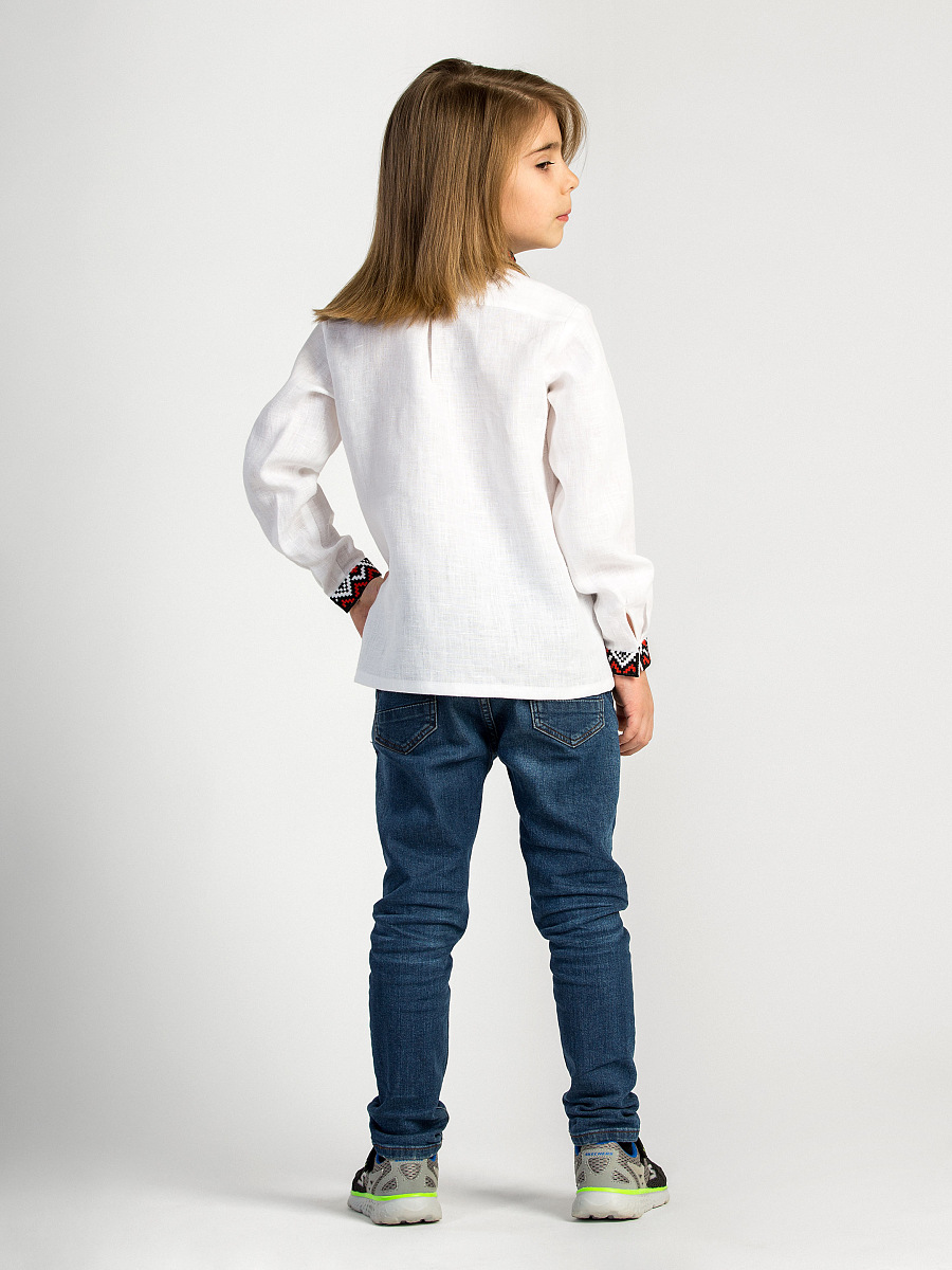 Хлопчача вишиванка STAR red  фото 3