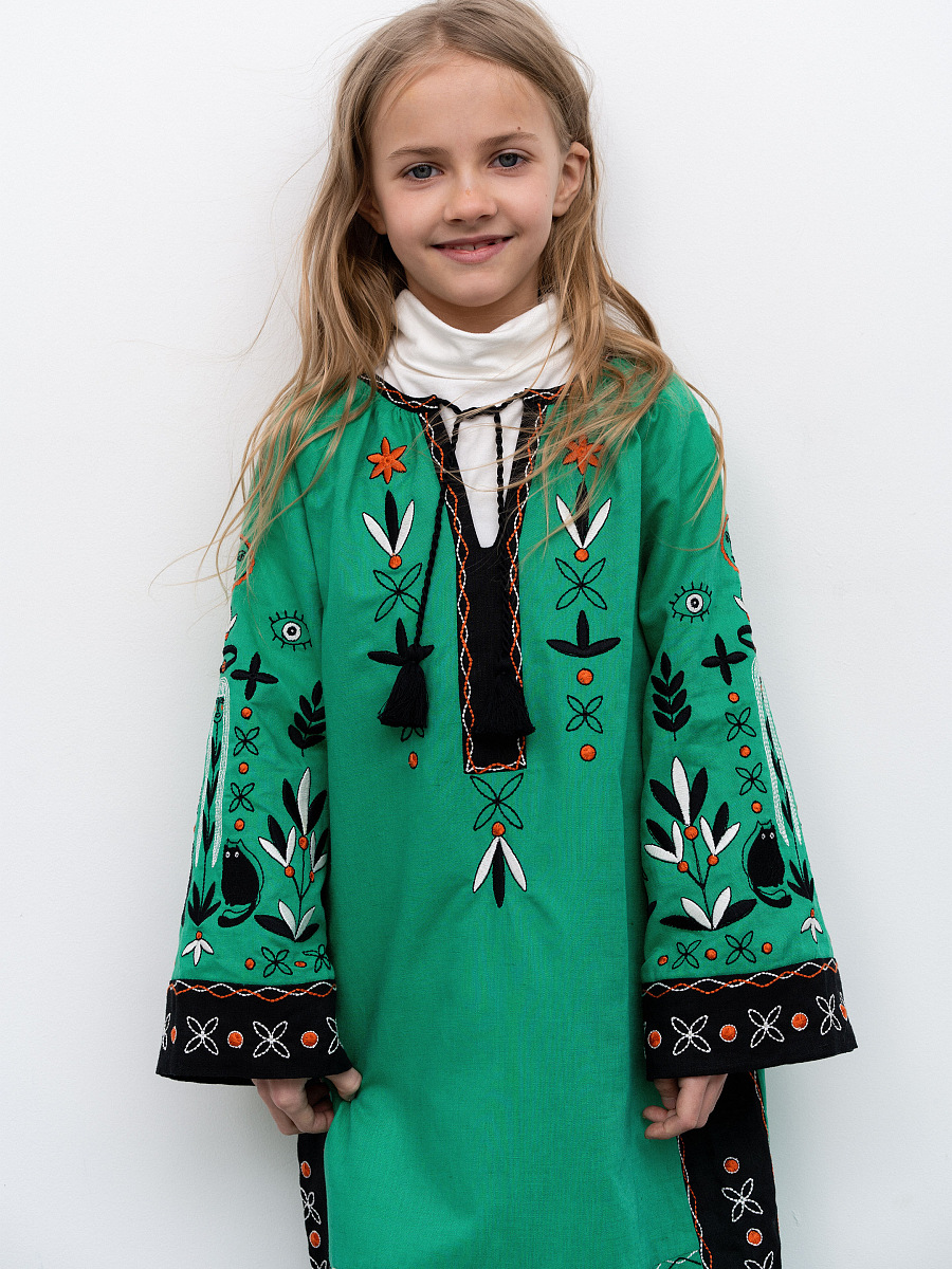 Дитяча сукня з вишивкою Divchyna Trostynka  фото 7