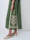 Зелена сукня з коротким рукавом Symwol