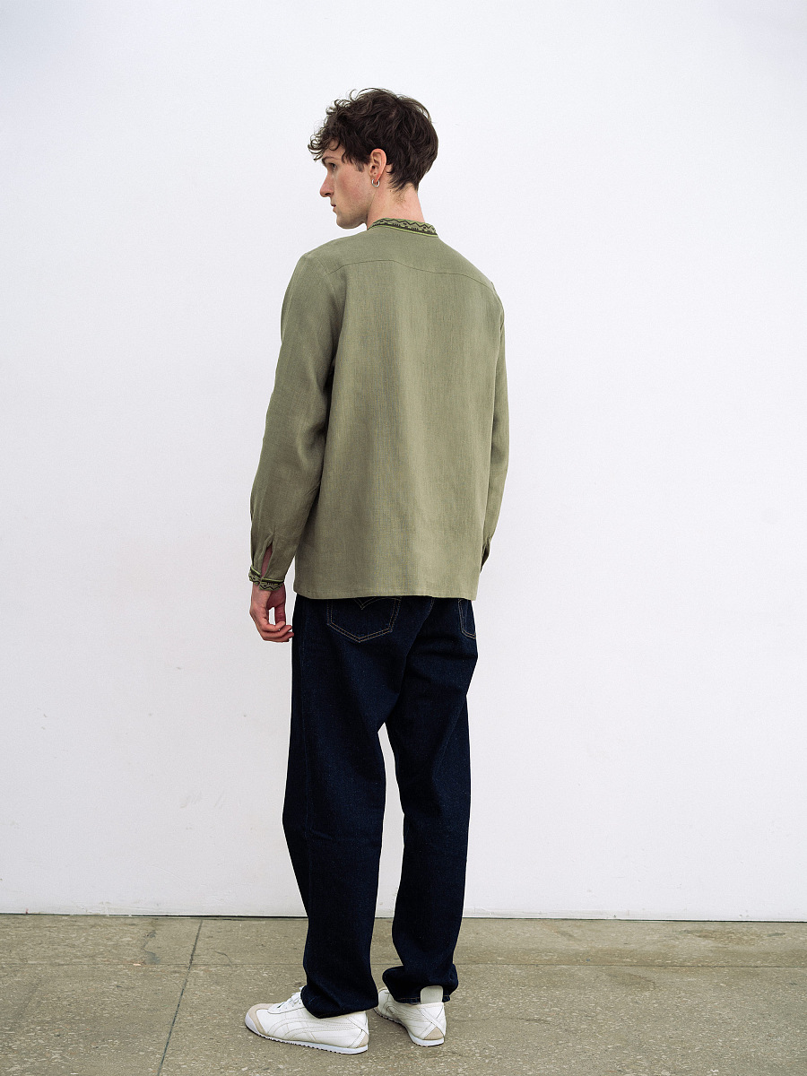 Чоловіча вишиванка з символами Київської Русі 988  фото 3