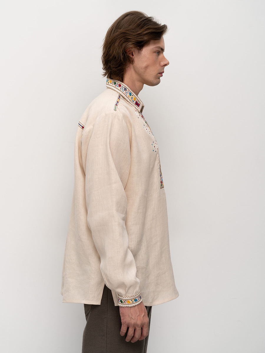 Чоловіча вишиванка з коміром регіон Поділля Veremiy  фото 5