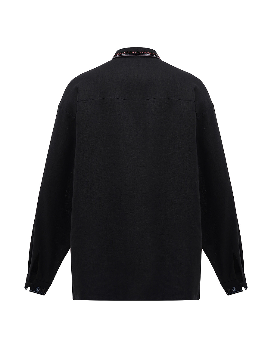 Чоловіча вишиванка з коміром регіону Полісся Kovel  фото 7