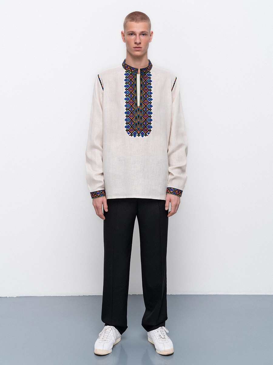 Чоловіча вишиванка регіону Покуття Ivan  фото 2