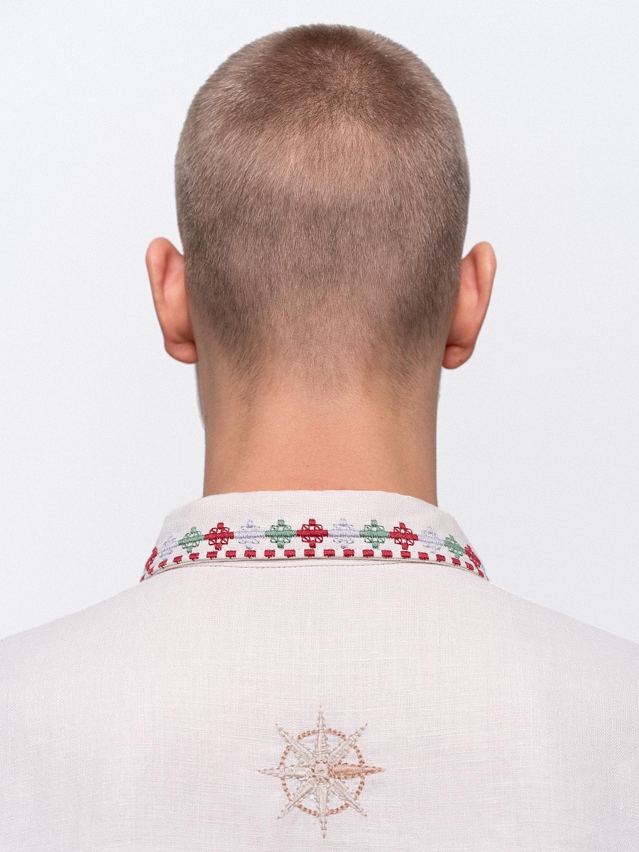 Чоловіча вишита сорочка присвячена Сходу Abrykosy M  фото 5