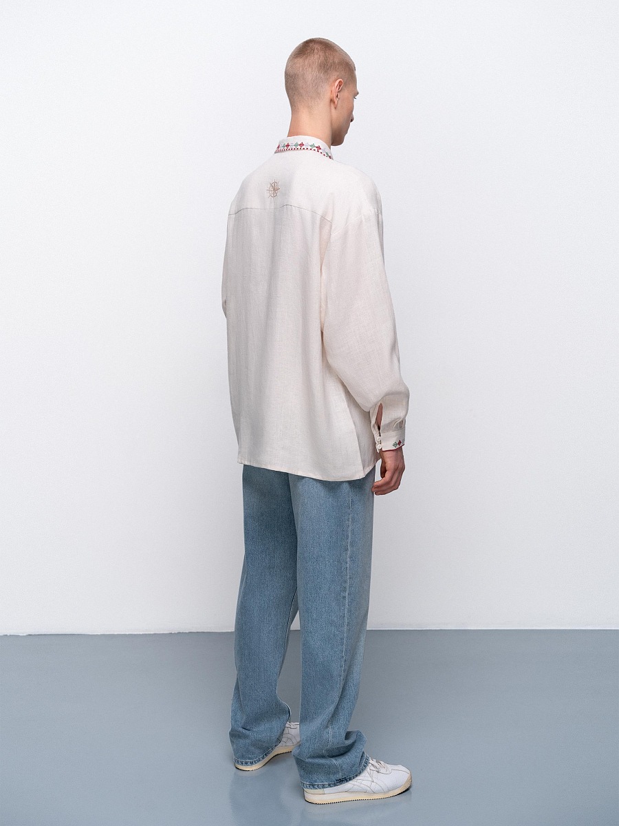 Чоловіча вишита сорочка присвячена Сходу Abrykosy M  фото 4