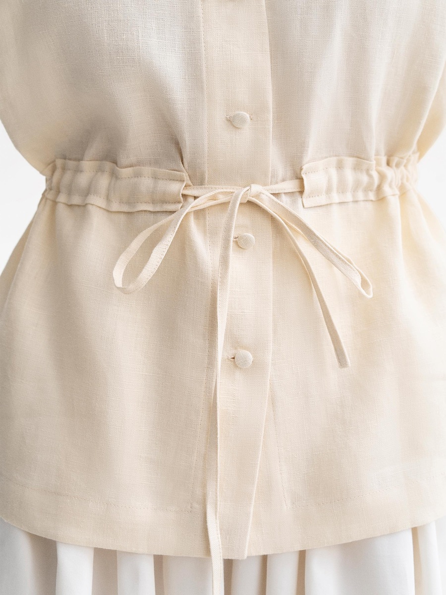 Світла лляна вишиванка "Буджак"  фото 6