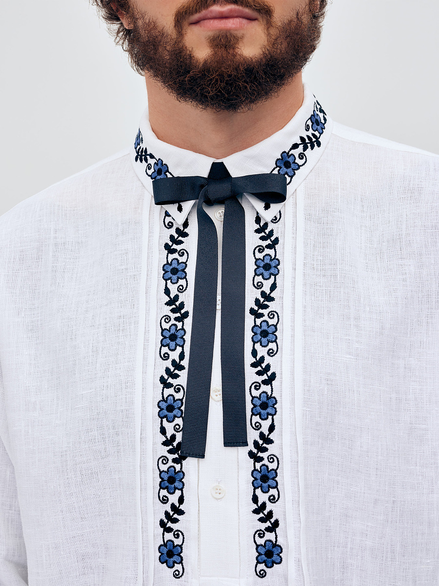 Чоловіча сорочка зі зйомною стрічкою "Івасик"  фото 5