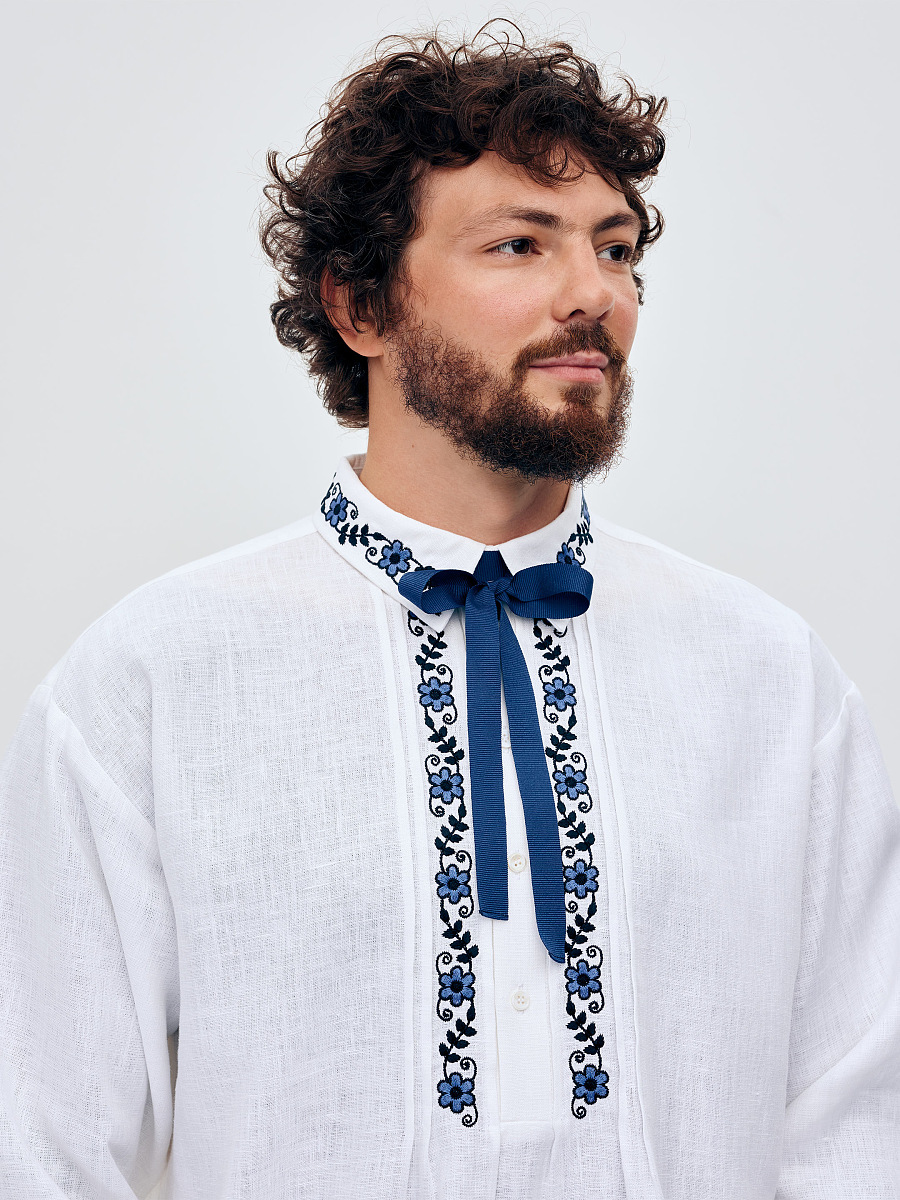 Чоловіча сорочка зі зйомною стрічкою "Івасик"  фото 3