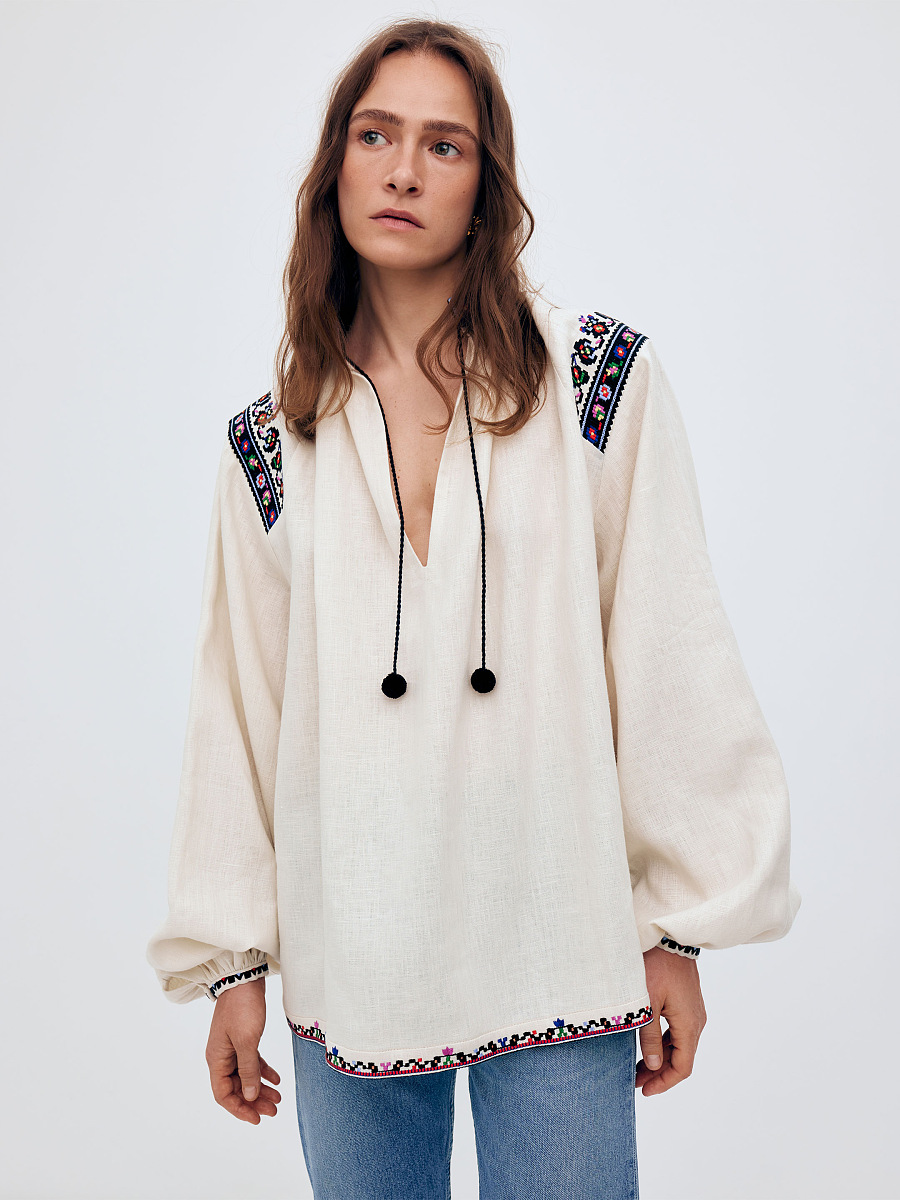 Жіноча вишита сорочка "Ольга"  фото