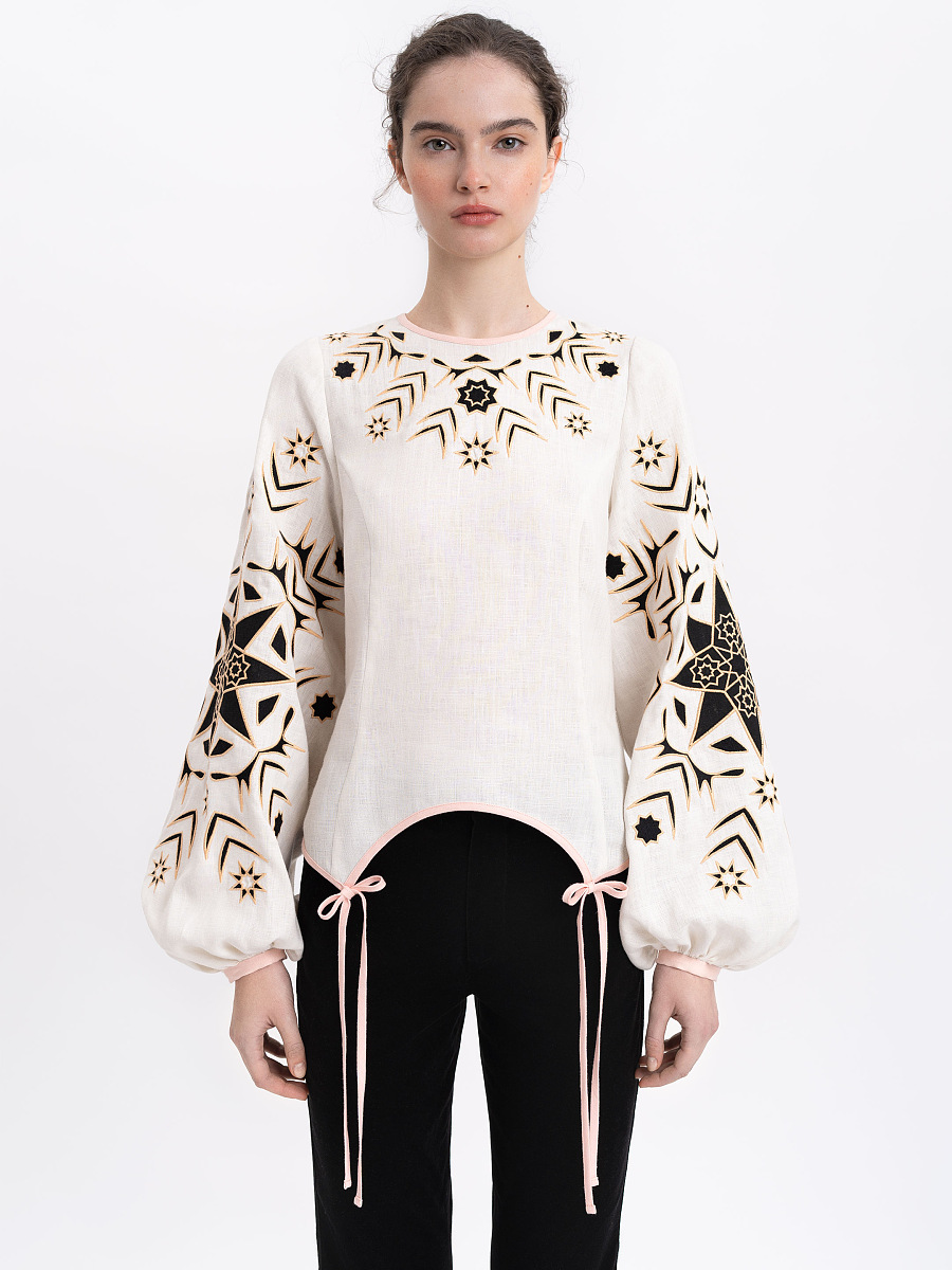 Жіноча вишита сорочка "Зірка" ранкова  фото