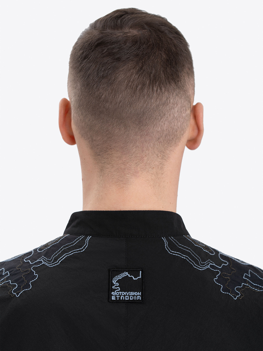 Чоловіча сорочка з вишивкою ETND-RD-DARK-MALE  фото 4