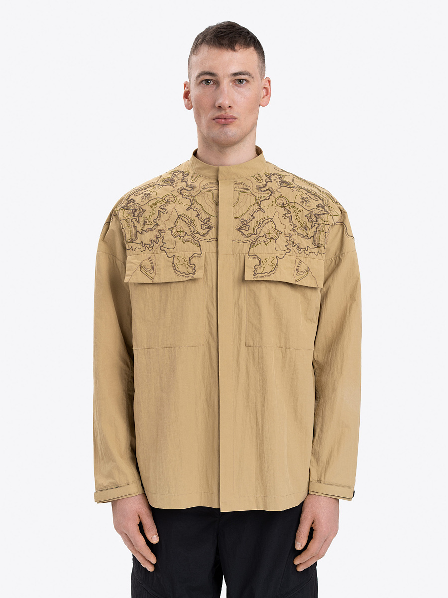 Чоловіча сорочка з вишивкою ETND-RD-SAND-MALE  фото