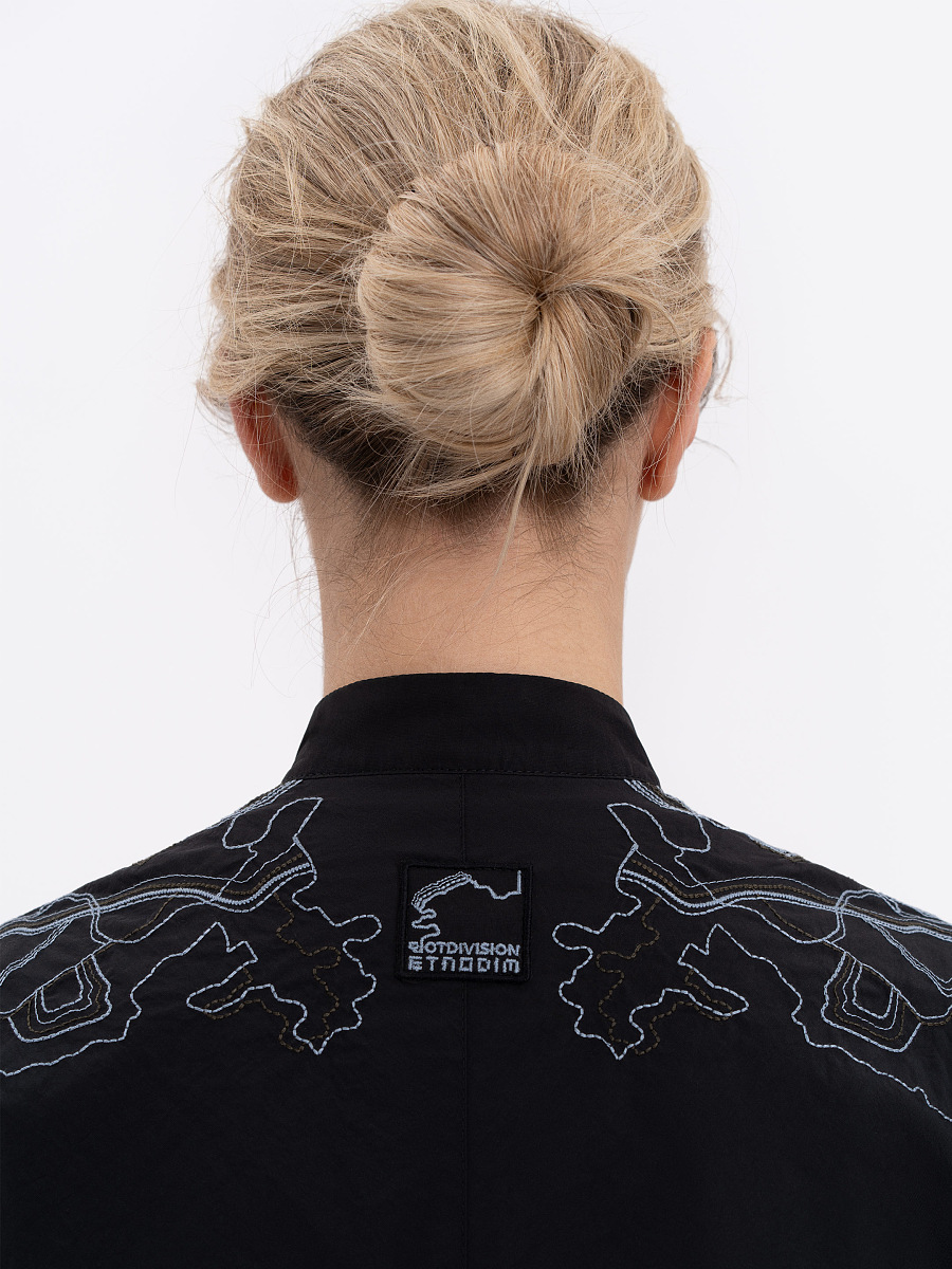 Жіноча сорочка з вишивкою ETND-RD-DARK-FEMALE  фото 3