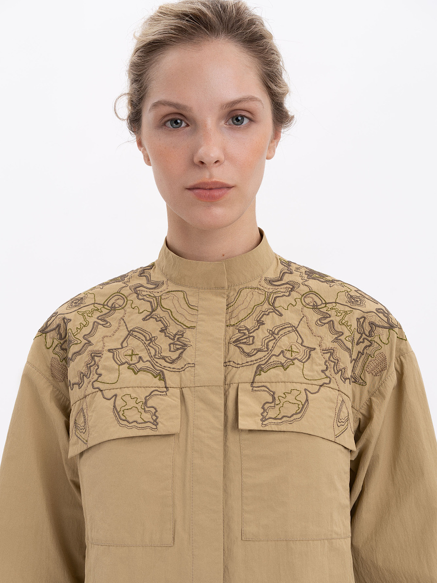 Жіноча сорочка з вишивкою ETND-RD-SAND-FEMALE  фото 2