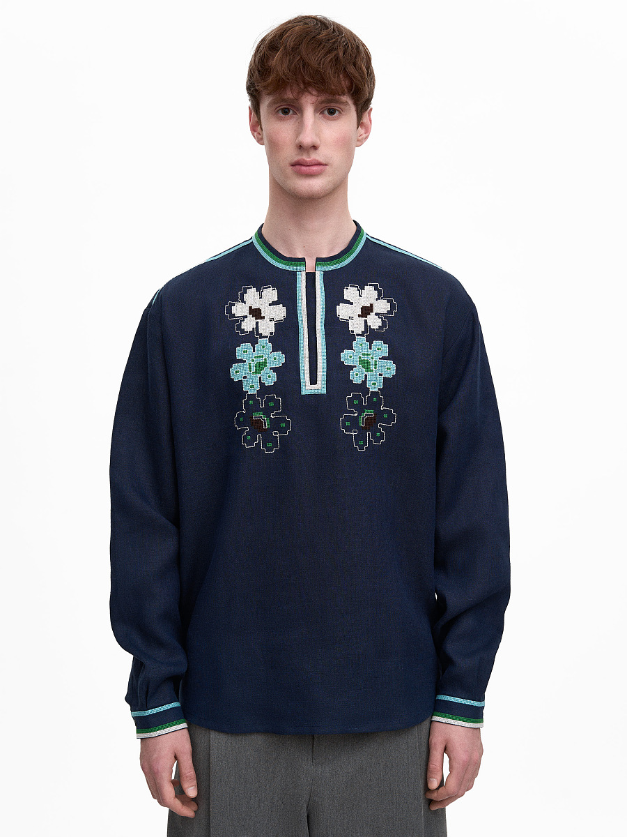 Чоловіча вишита сорочка "Леквар"  фото