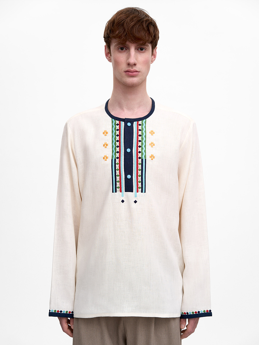 Чоловіча вишита сорочка "Спектр"  фото