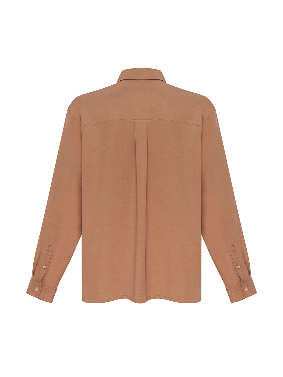 Легка вишита сорочка "Хвиля пісочна"  фото 7