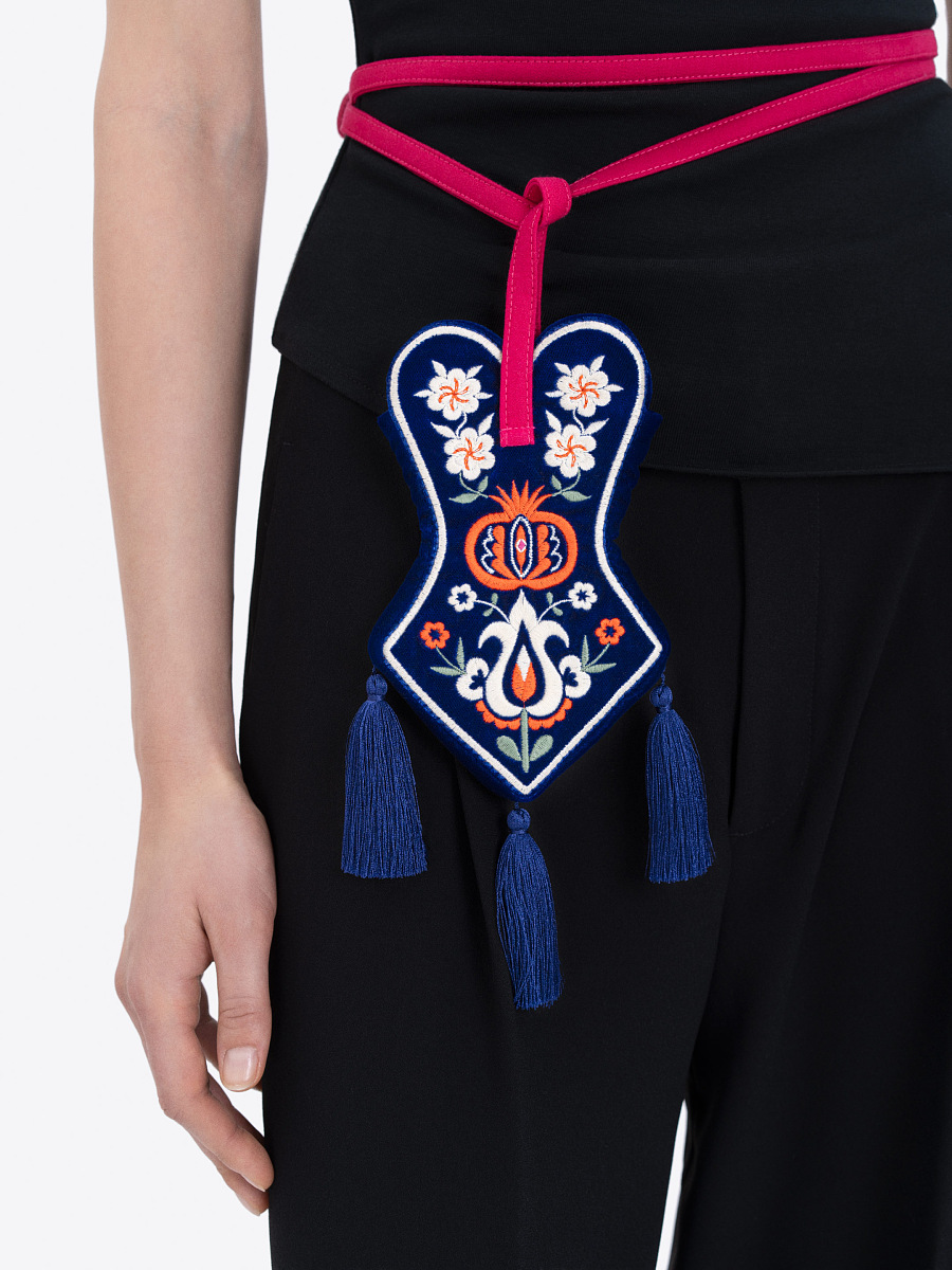 Оксамитова сумочка-прикраса "Кирим"  фото