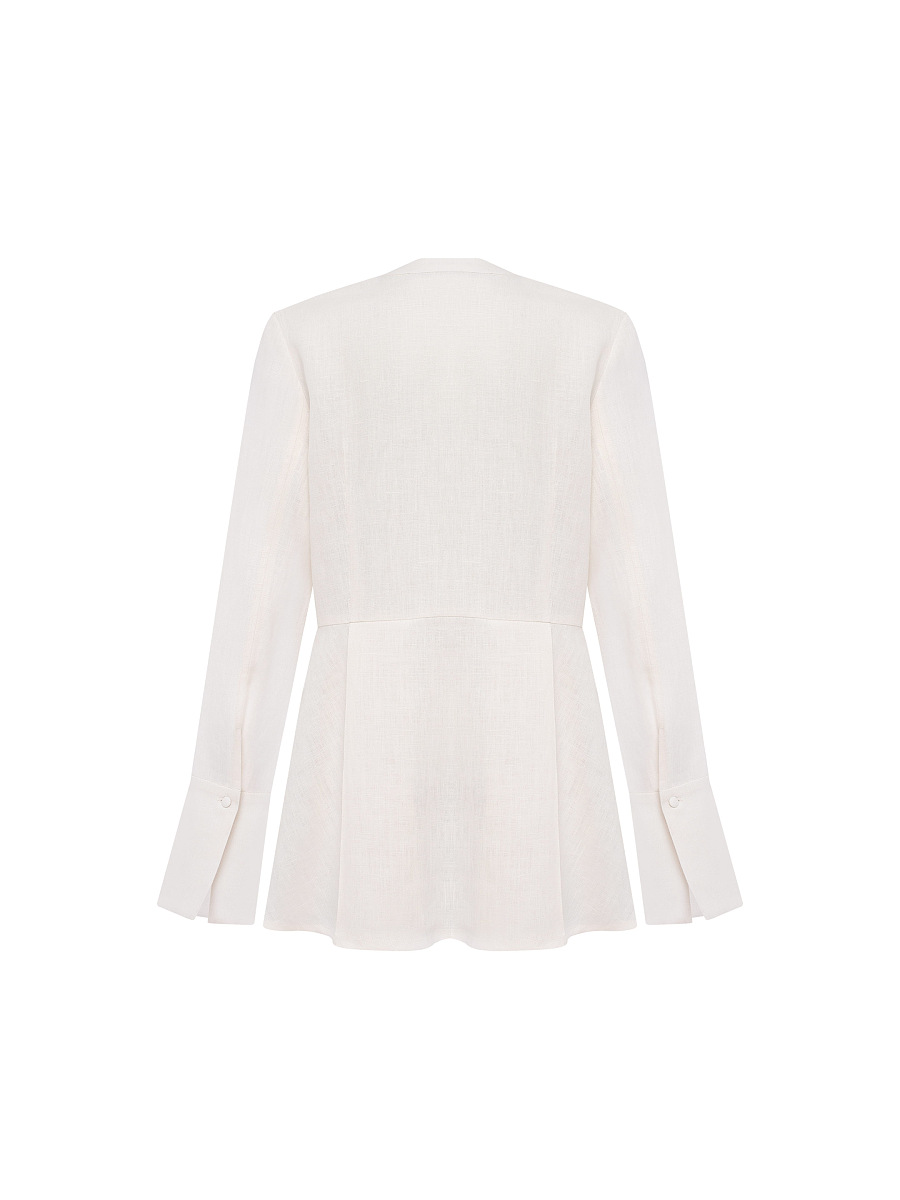 Вишита світла блуза "Нива"  фото 7