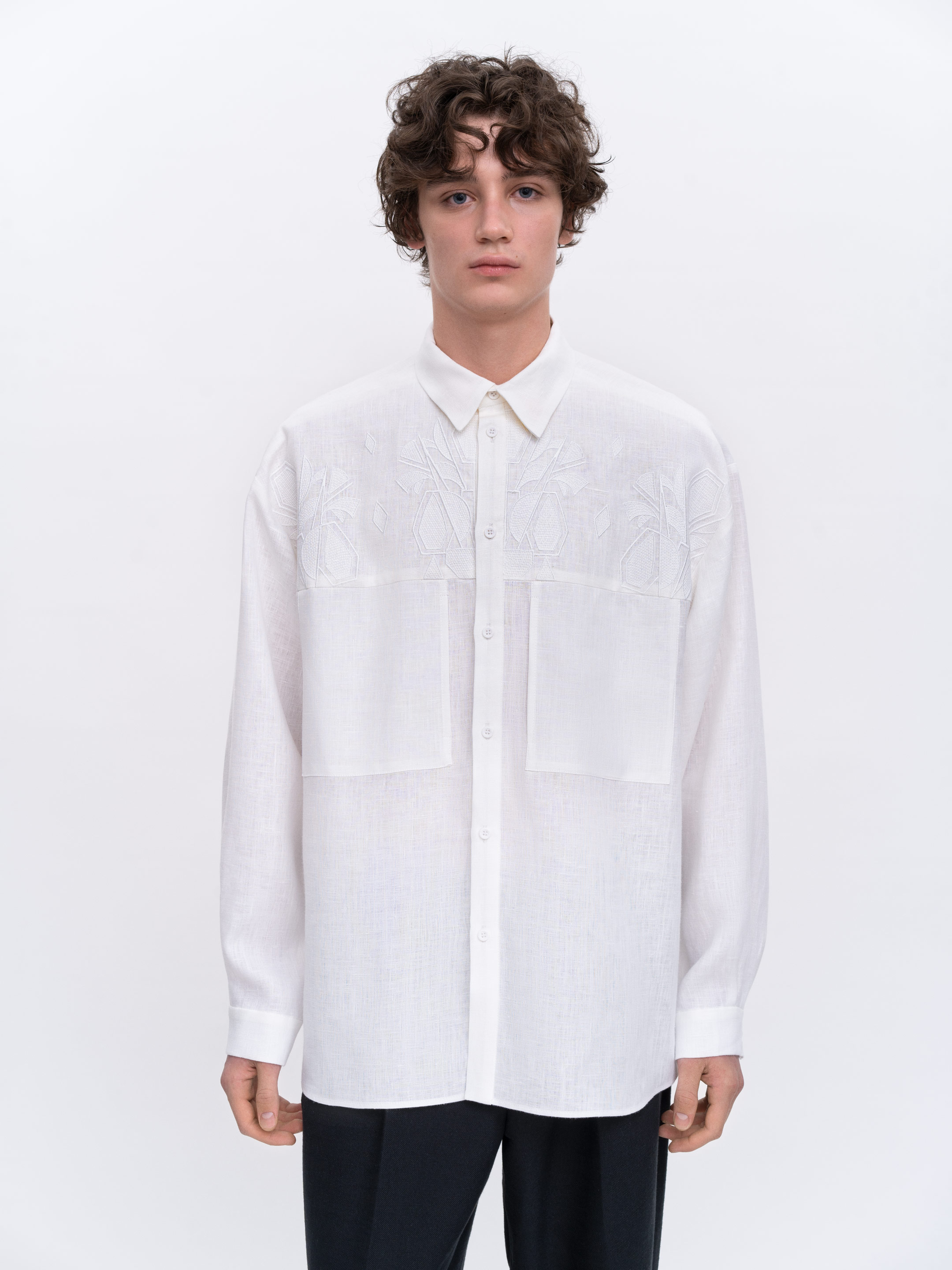 Чоловіча вишита сорочка "Василь" купити