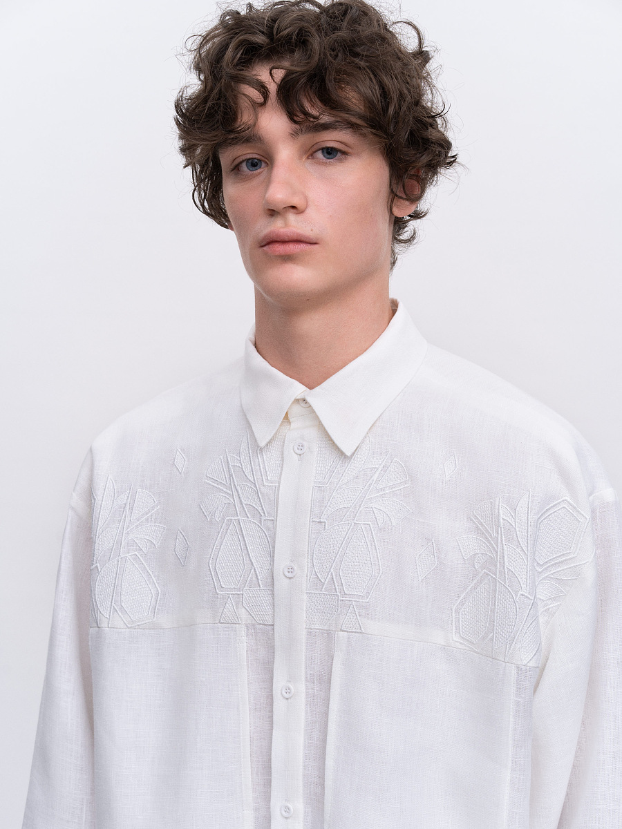 Чоловіча вишита сорочка "Василь"  фото 3